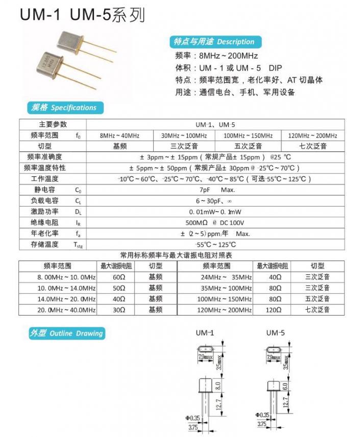 Surface Mount Package Type 8mhz oscillator
