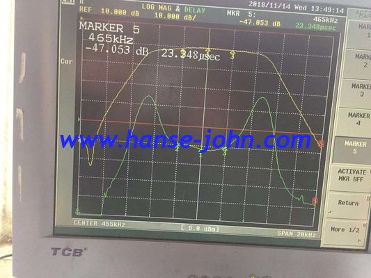 LTUC455KHx 455KHZ Piezoelectric Ceramic Filter RESONATOR hANSE jOHN  CFUCG455KH1X-R0 LTUC455KHx,Group delay time,low insertion loss,1dB ripple，