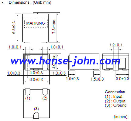 LTUC455KHx 455KHZ Piezoelectric Ceramic Filter RESONATOR hANSE jOHN  CFUCG455KH1X-R0 LTUC455KHx,Group delay time,low insertion loss,1dB ripple，