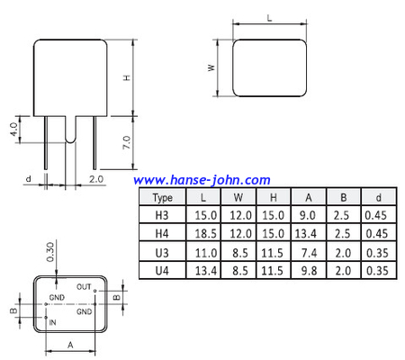 10.7Mhz crystal filter  10M15C    10F15CH-10.7M    M. C. F. [ Monolithic Crystal Filters ]