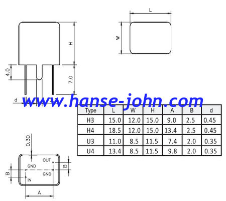 21.4Mhz crystal filter   21M7.5D      M. C. F. [ Monolithic Crystal Filters ]
