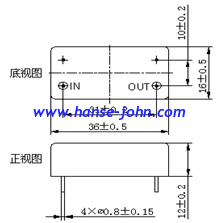 CRYSTAL FILTER  LST124.8M70B  ceramic、khz、crystal、saw、Discriminator、Oscillator