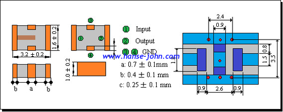 2400Mhz  RF FILTERS  Microwave lowpass Filters  Low-Pass, High-Pass, Band-Pass, Band-Stop, Diplexers and Triplexers